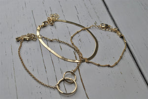 Gold Bracelet Set