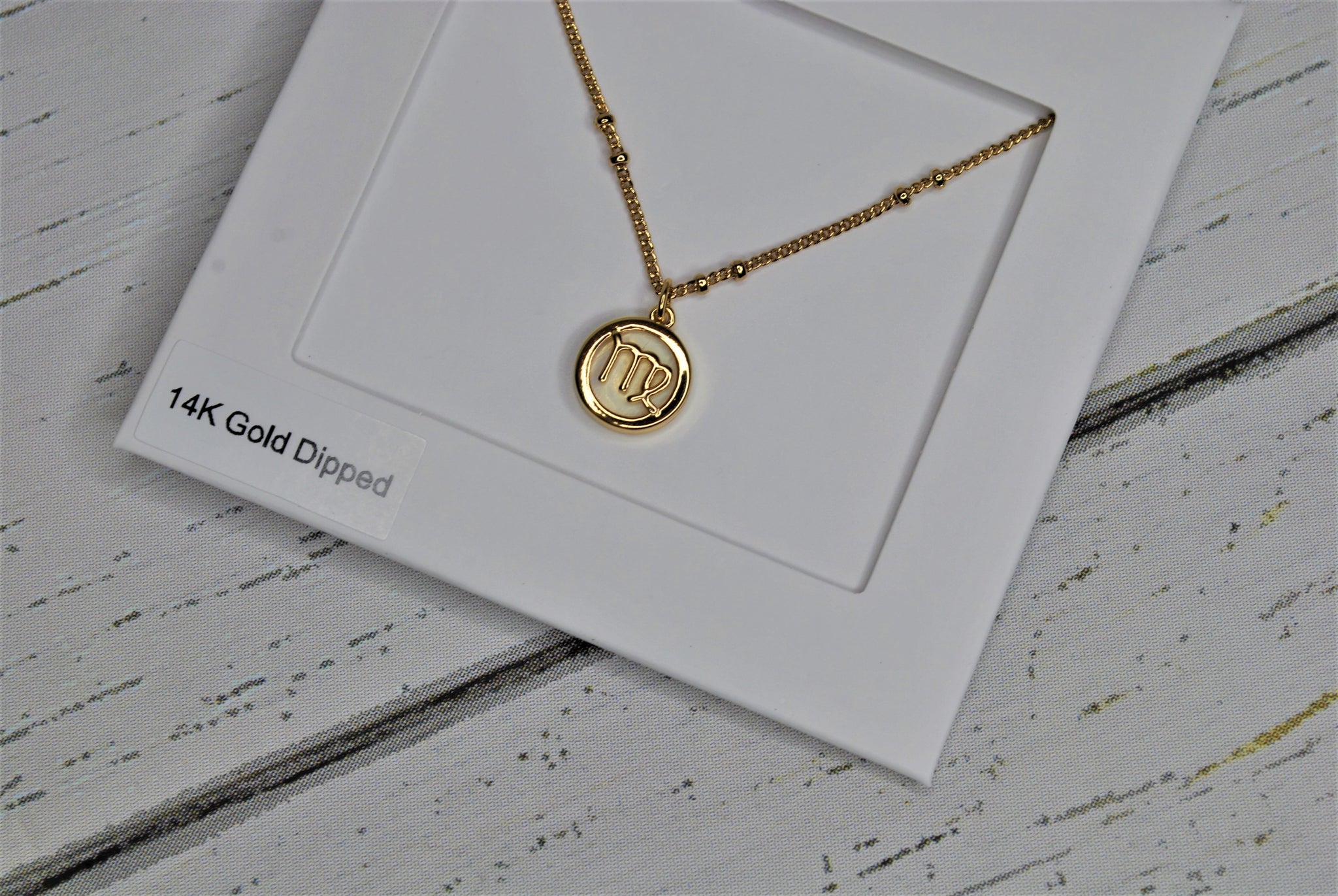 Gold Dipped Zodiac Necklace