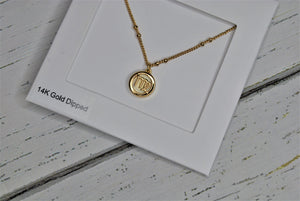 Gold Dipped Zodiac Necklace